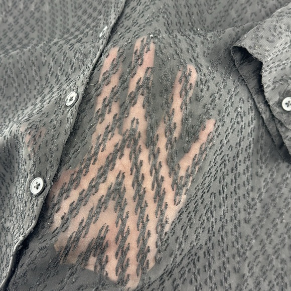 TORRID Women’s Black Sheer Long Sleeve Top Plus Size 2 EUC - Picture 8 of 14